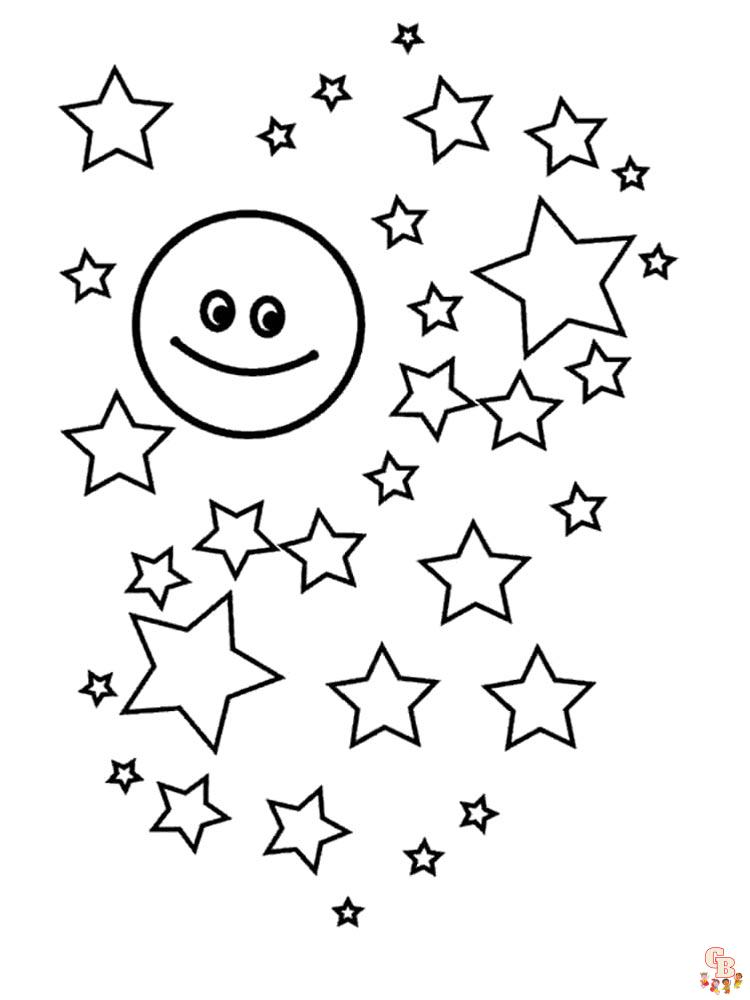 Best star coloring pages for kids