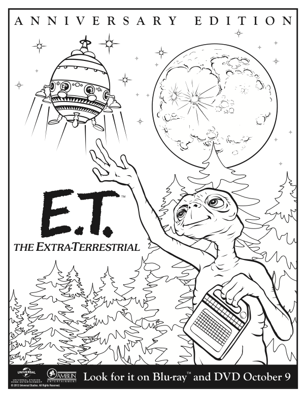 Enjoy this printable et coloring page super coloring pages cartoon coloring pages coloring pages