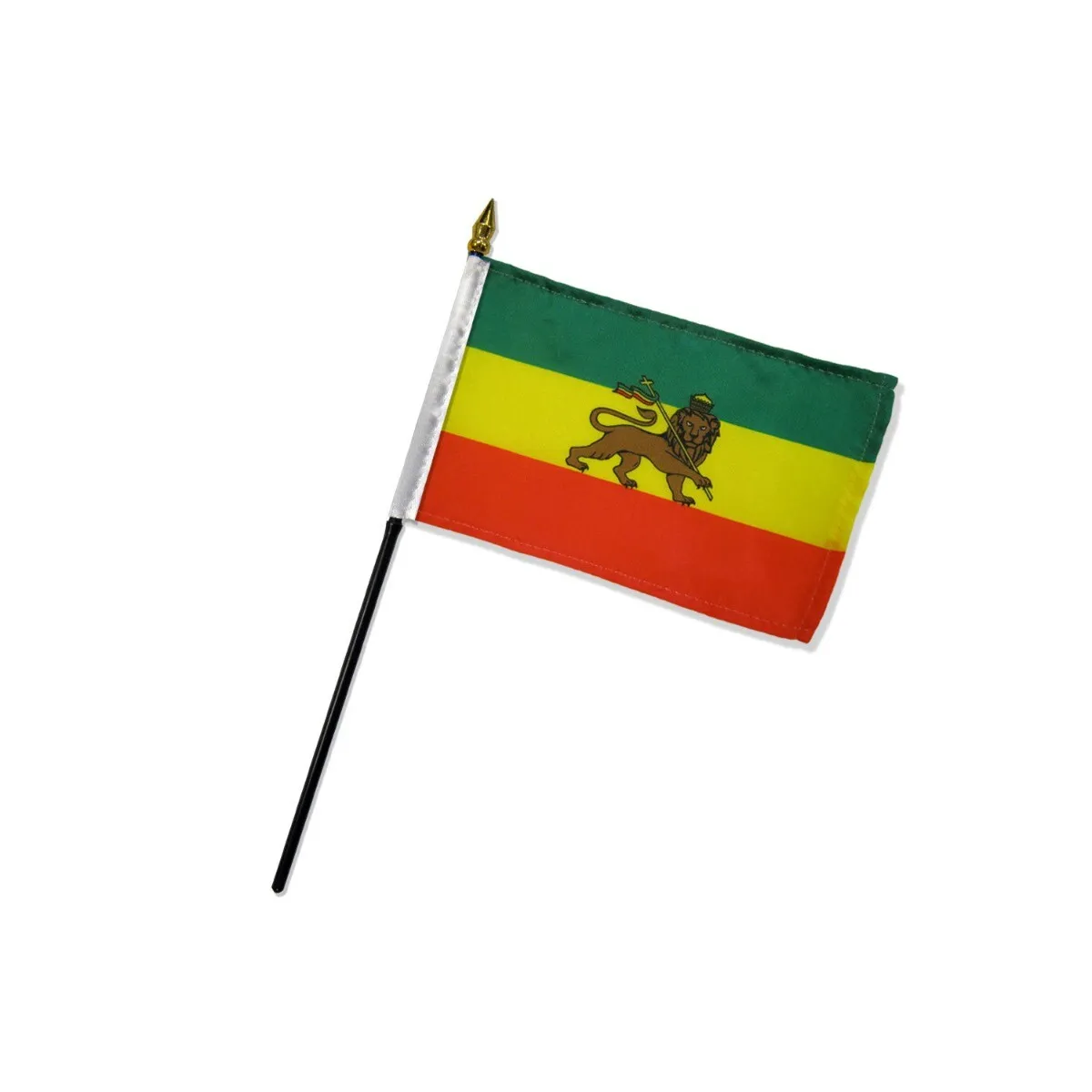 Dozen ethiopia lion stick flag xin handheld ethiopian flag