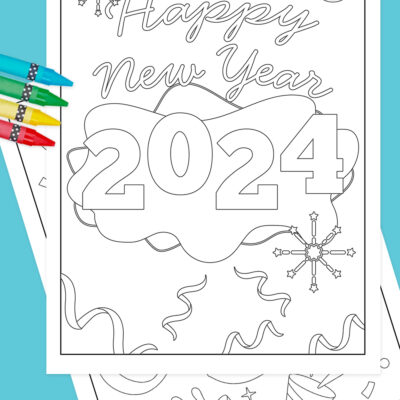 New year coloring pages kids activities blog