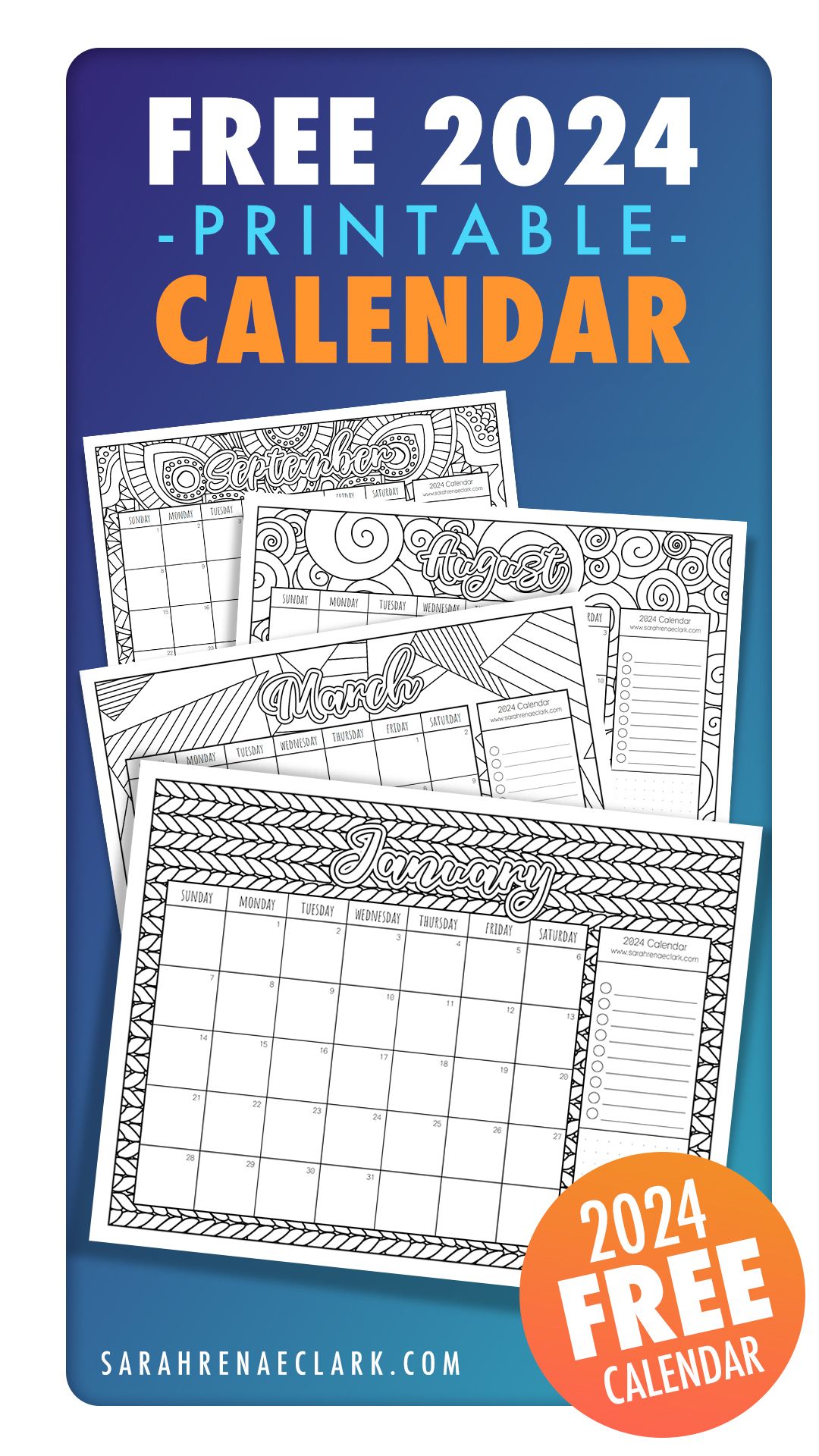 Free printable coloring calendar coloring calendar free printable calendar calender printables