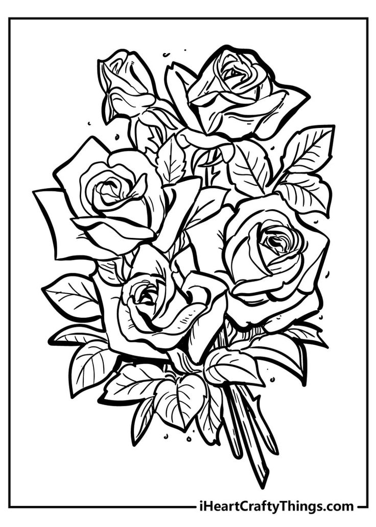 Original rose coloring pages rose coloring pages coloring pages fruit coloring pages