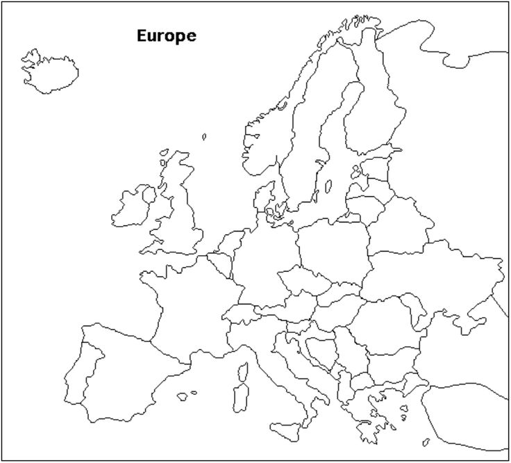 Europe coloring pages