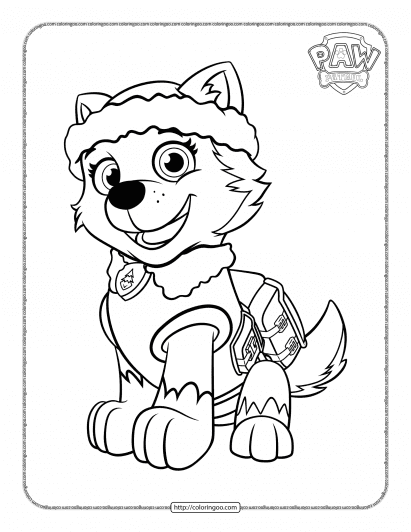 Paw patrol coloring pages free pdf printables