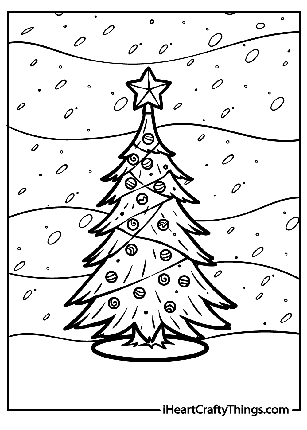 Christmas coloring pages free printables