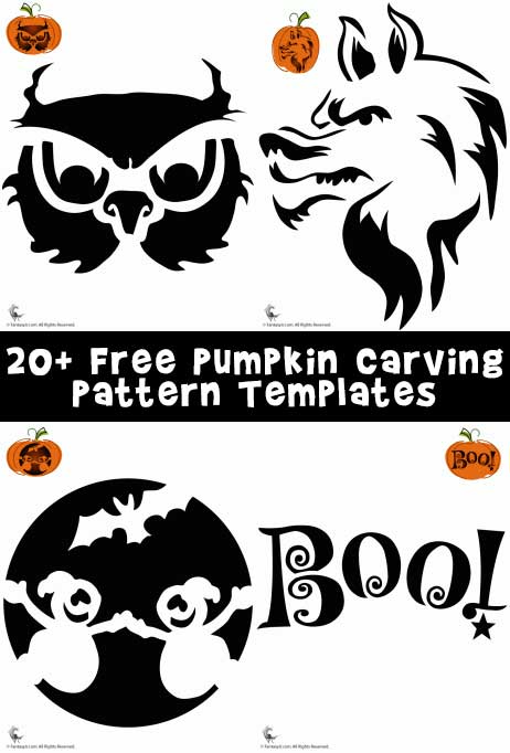 Pumpkin stencils for halloween