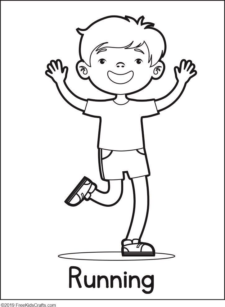 Physical activity coloring pages physical activities for kids physical activities for preschoolers coloring pages