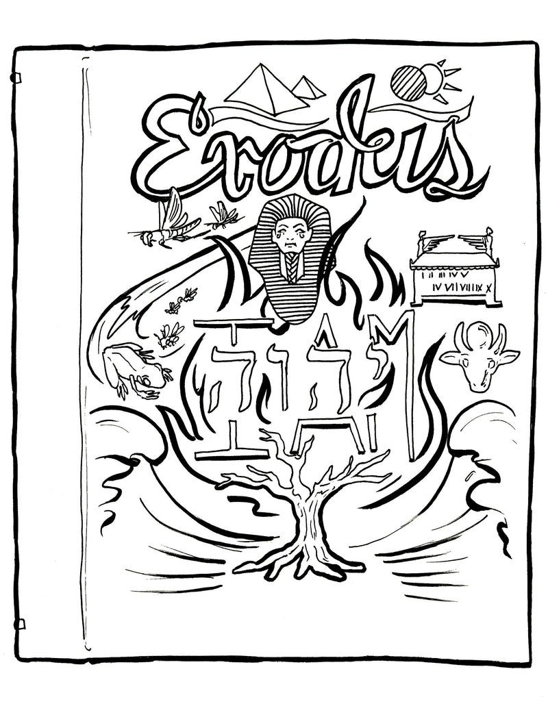 Exodus coloring page