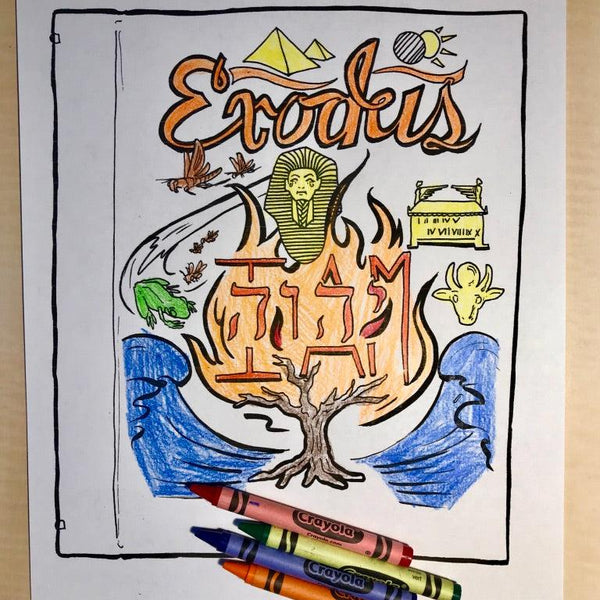 Exodus coloring page