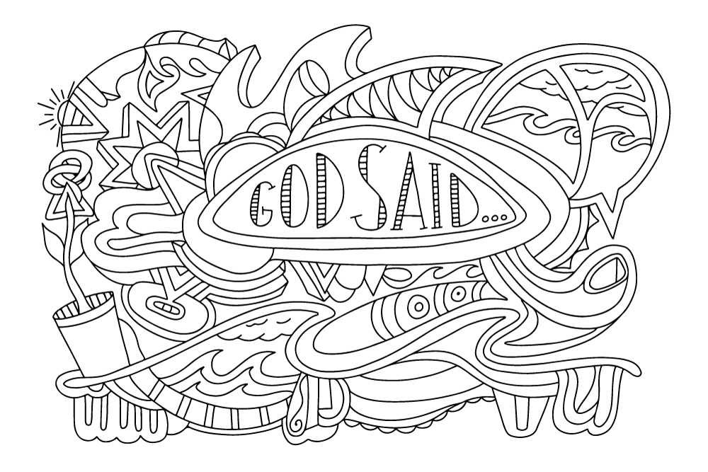 Illustrated earth coloring pages â illustrated ministry