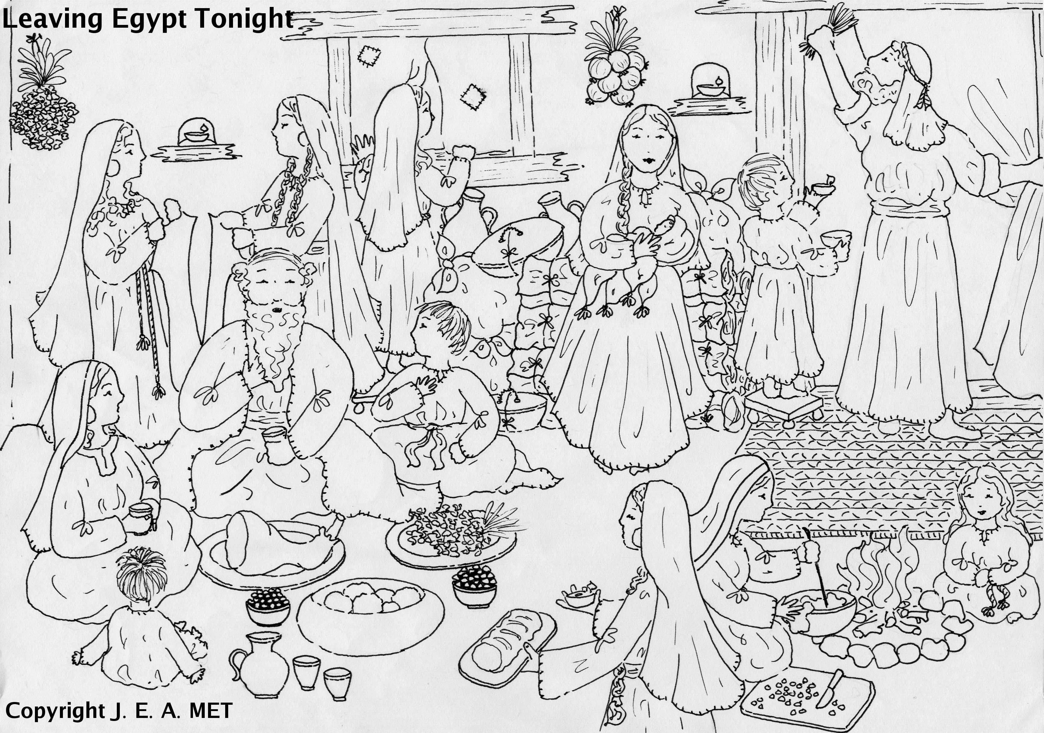 Leaving egypt tonight exodus coloring pages kids christmas coloring pages unicorn coloring pages