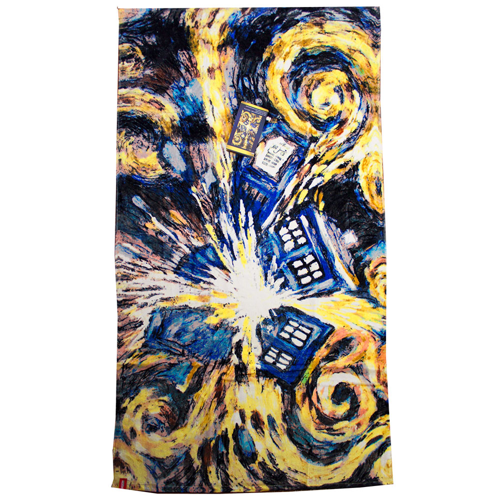 Van gogh exploding tardis wallpaper