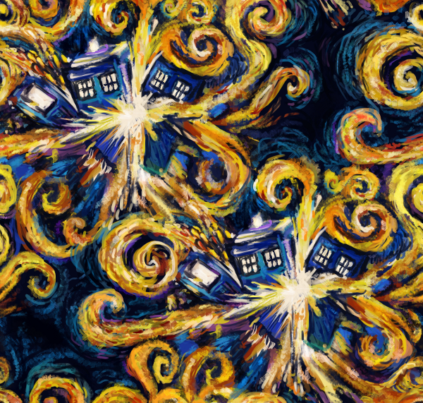 Looking for an exploding tardis wallpaper by the