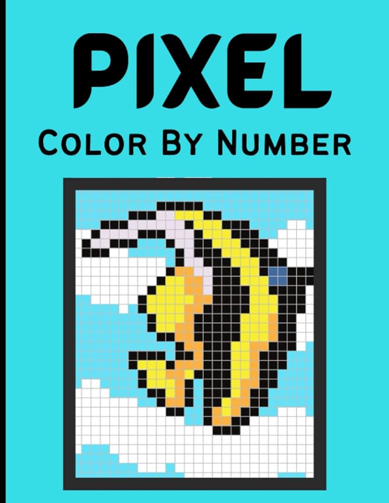 Pixel color by number extreme challenge to complete pixel art color quest fun coloring pages for adults and kids stress relief and relaxation gift ideas williams coloring fã books