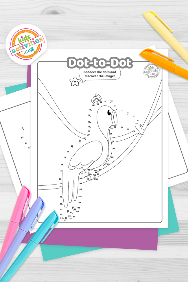 Extreme dot to dot printable coloring pages kids activities blog