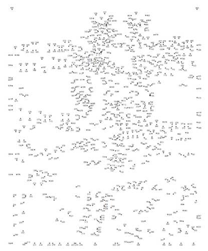 Extreme dot to dot around the usa connect the dots dots coloring pages