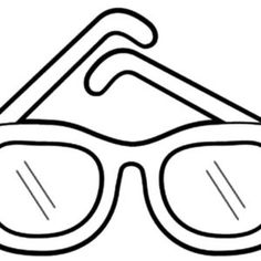 Eyeglasses coloring page ideas coloring pages eyeglasses online coloring