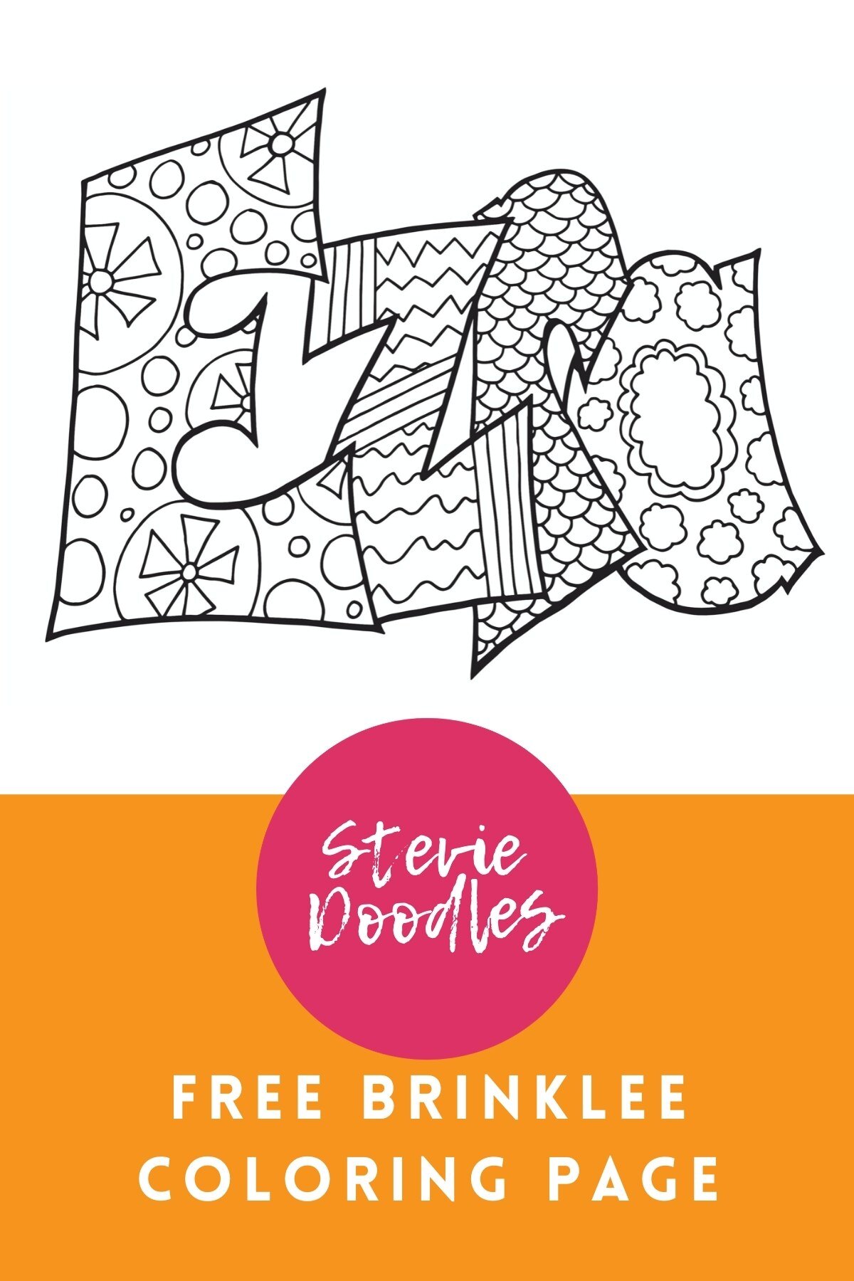 Ezra free name coloring page â stevie doodles