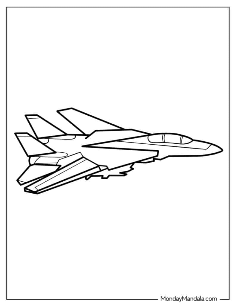 Jet coloring pages free pdf printables