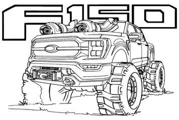 Ford coloring pages