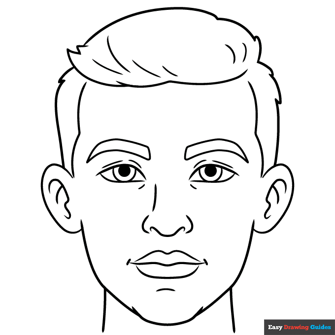 Free printable face coloring pages for kids