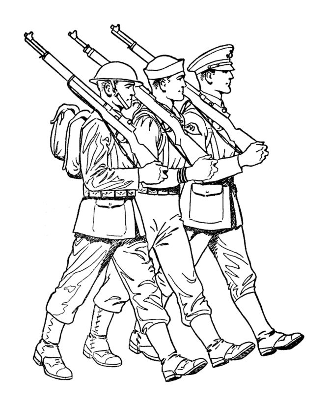 Armed forc day coloring pag ww us marine sailor soldier marching coloring page sheet for prâ soldier drawing coloring pag veterans day coloring page