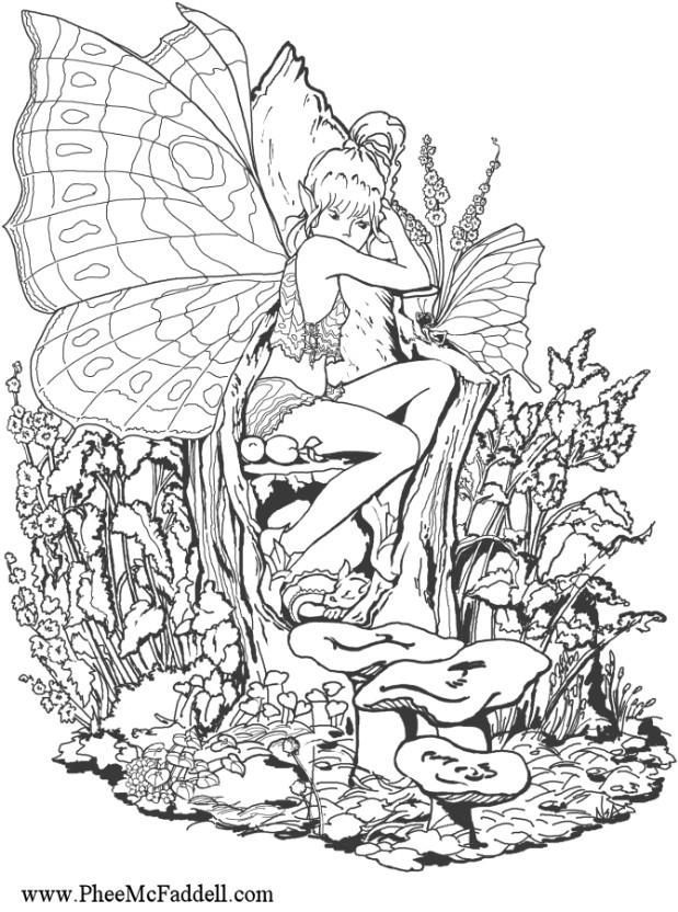 Free fairy coloring pages for adults printable printable coloring pages pãginas para colorear de hadas pãginas para colorear imprimibles para adultos libro de colores