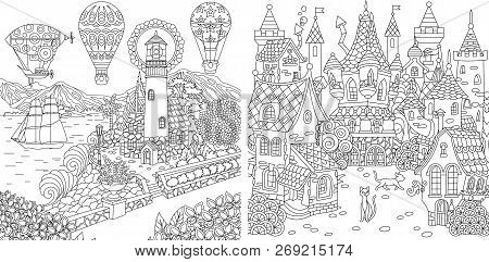 Coloring pages vector photo free trial bigstock