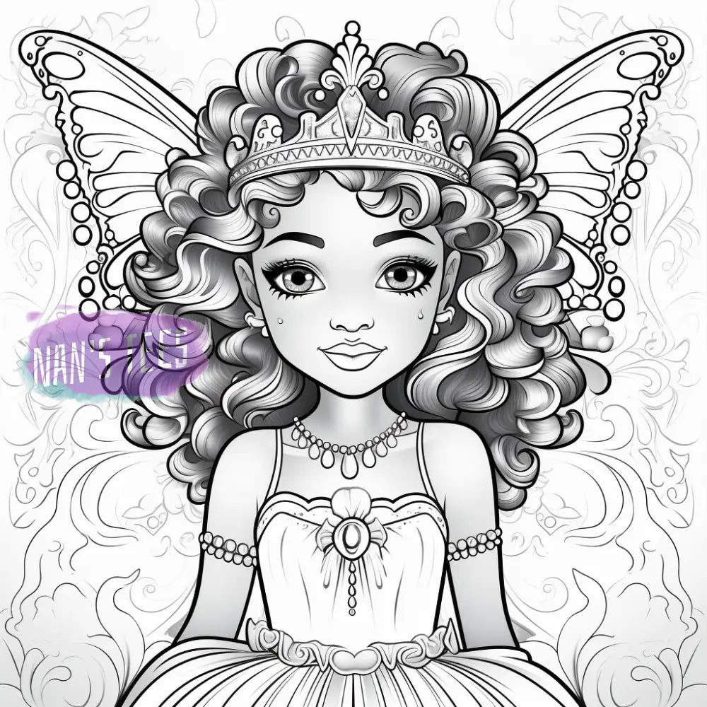 Fairy princess coloring book vol coloring book for kids ages