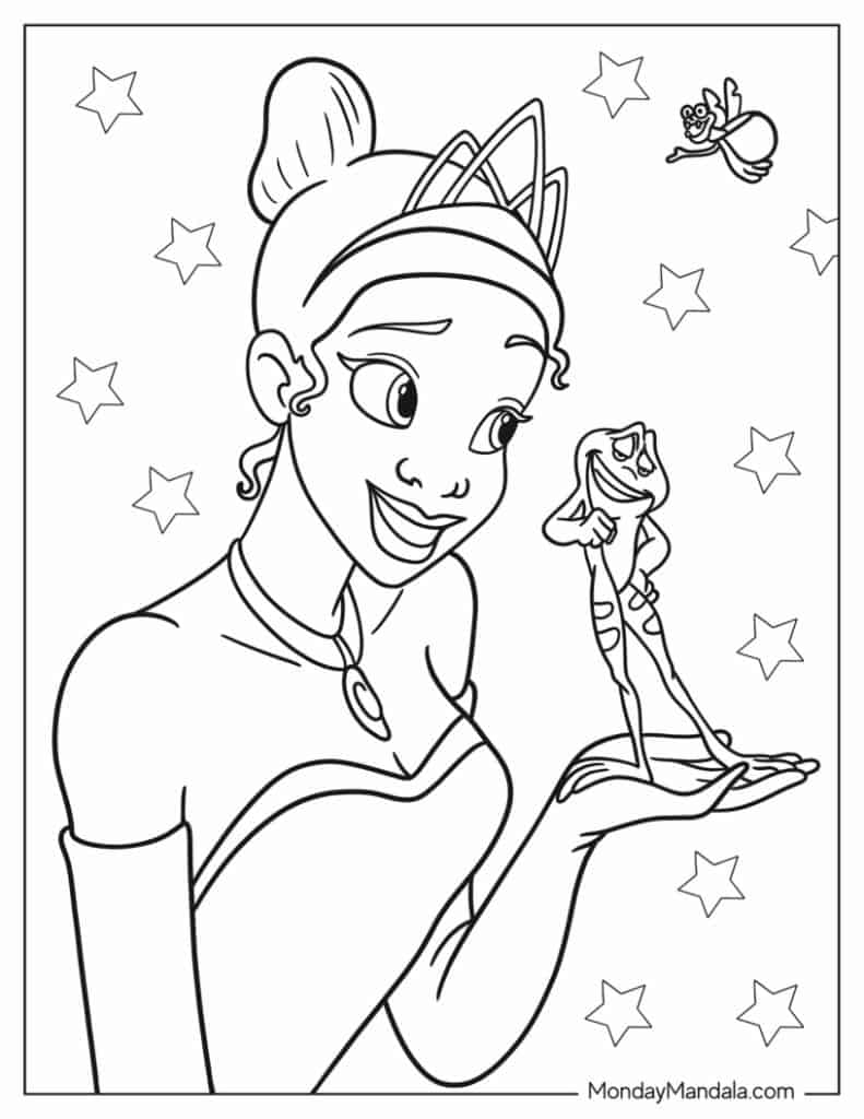 Fairy tale coloring pages free pdf printables