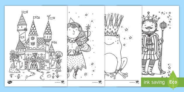 Fairy tale loring pages teaching resource usa