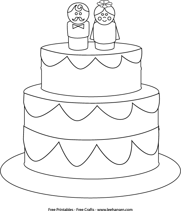 Wedding cake coloring page wedding coloring pages wedding with kids kids table wedding