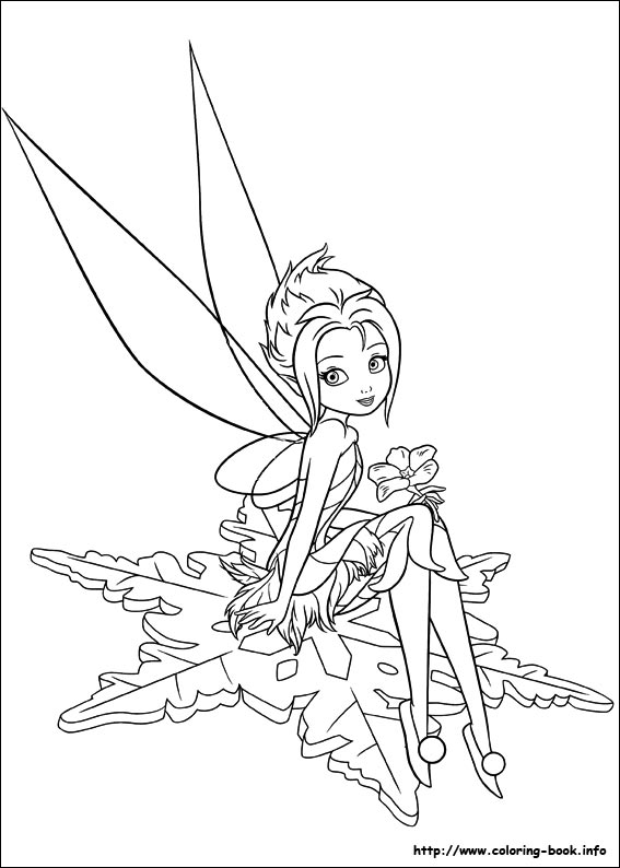 Secret of the wings coloring picture