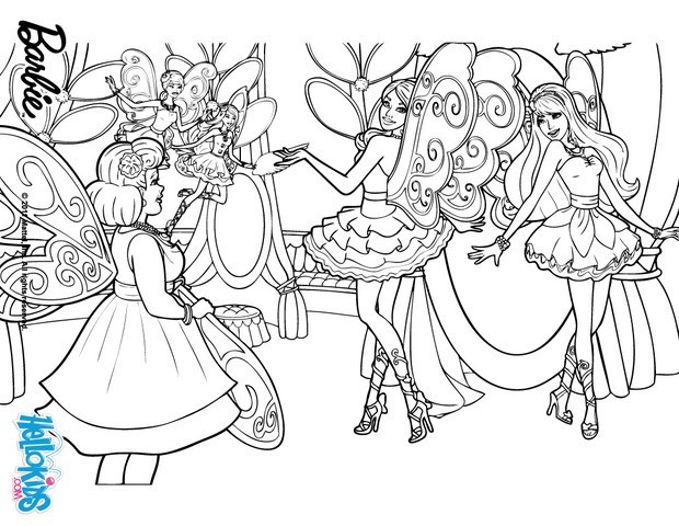 Fairy wings coloring pages