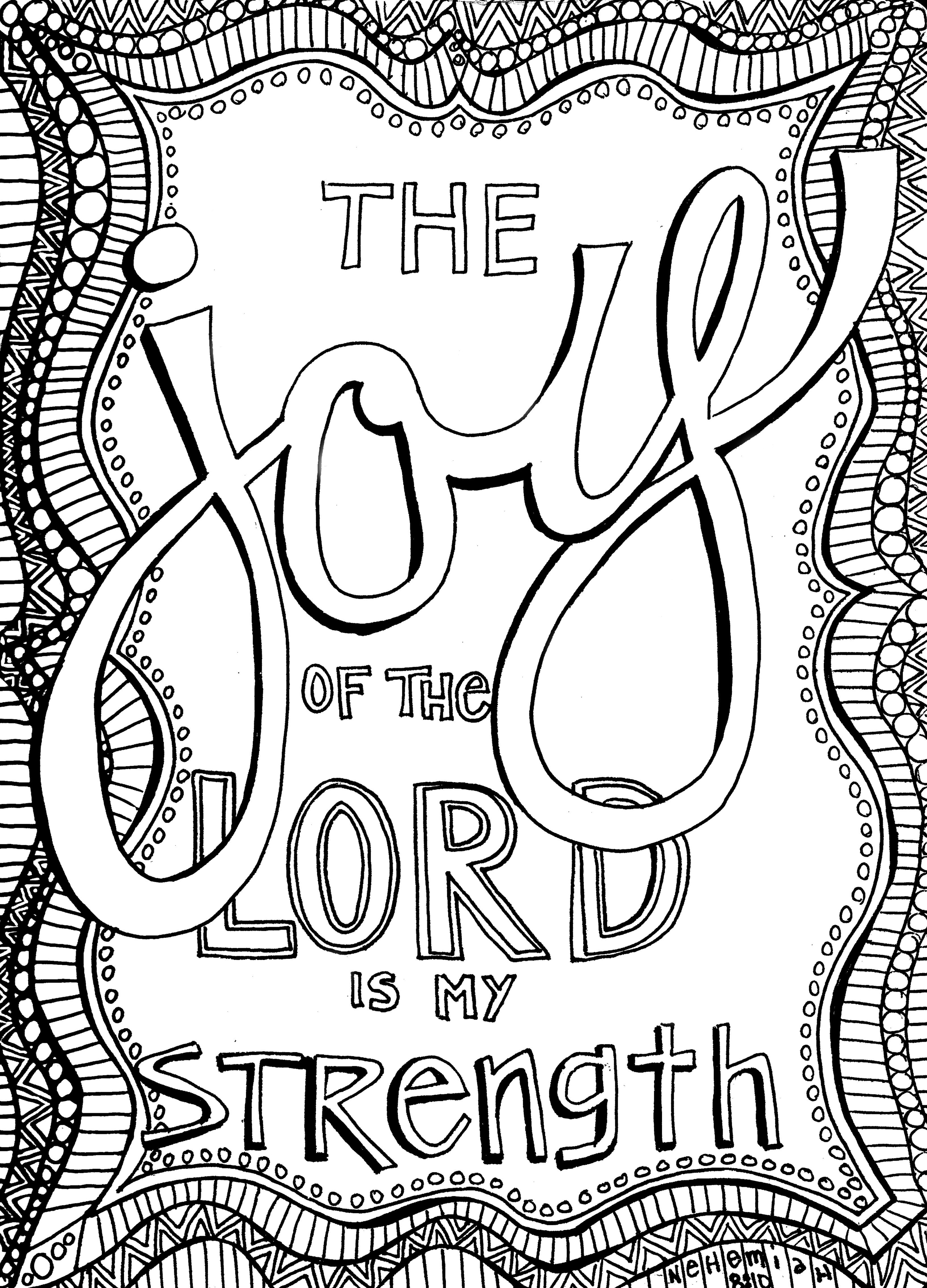 Free christian coloring pages for adults