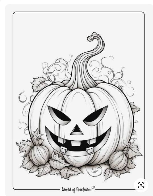 Best halloween coloring pages for kids in