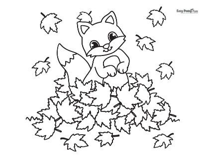 Fall coloring pages