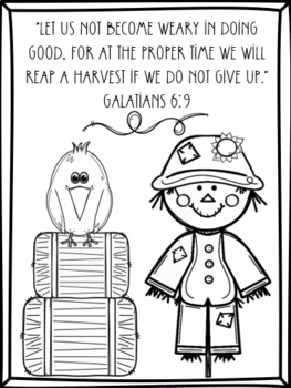 Free fall bible verses coloring pages by homegrown hearts and minds