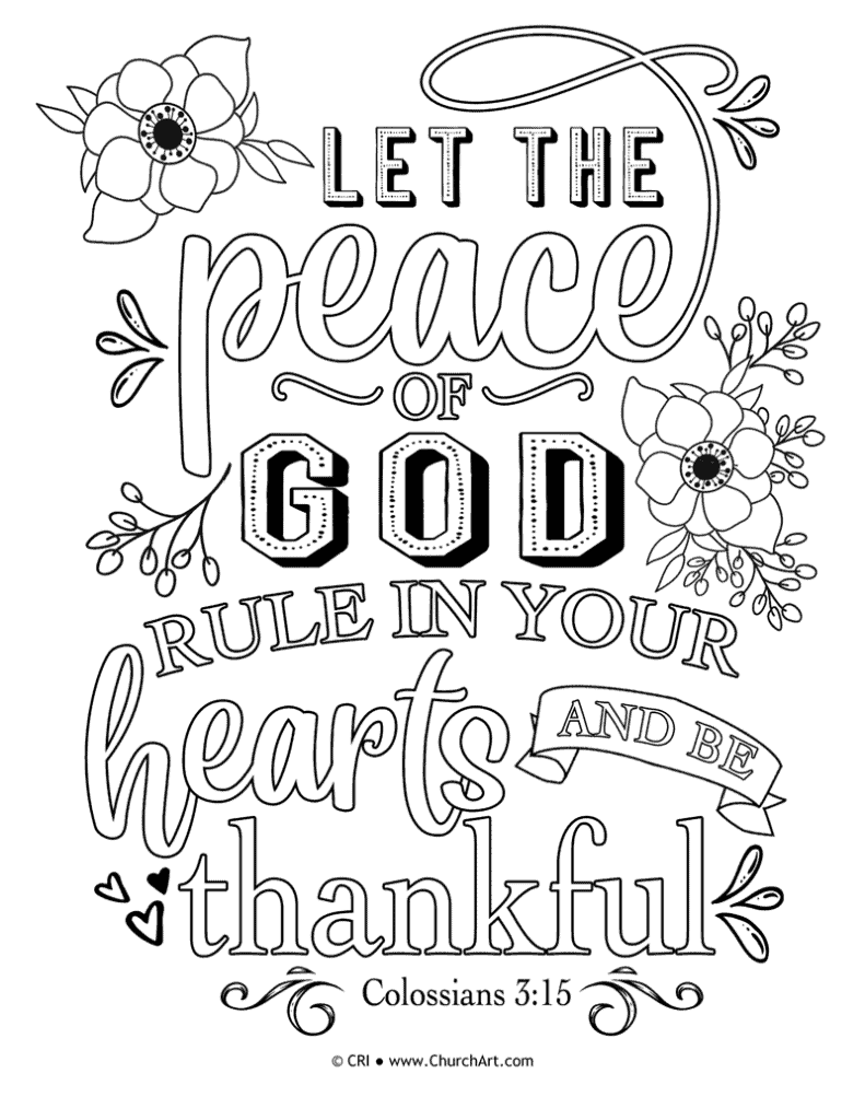 Free coloring pages for sunday school