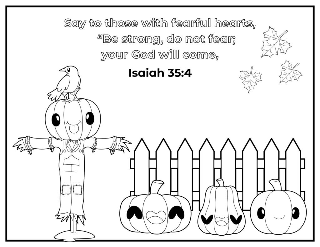 Free christian fall loring pages