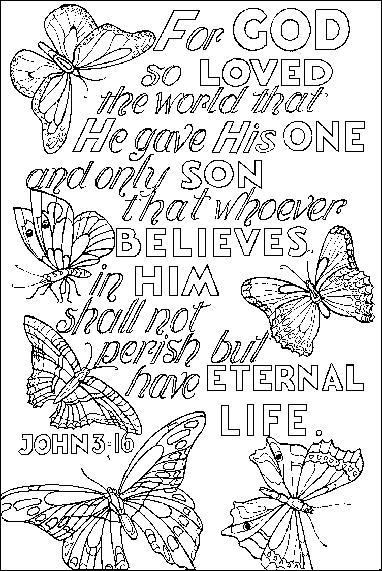 Free printable christian coloring pages for kids