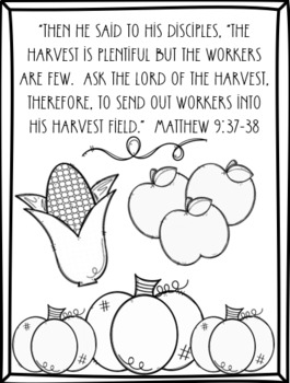 Free fall bible verses coloring pages by homegrown hearts and minds