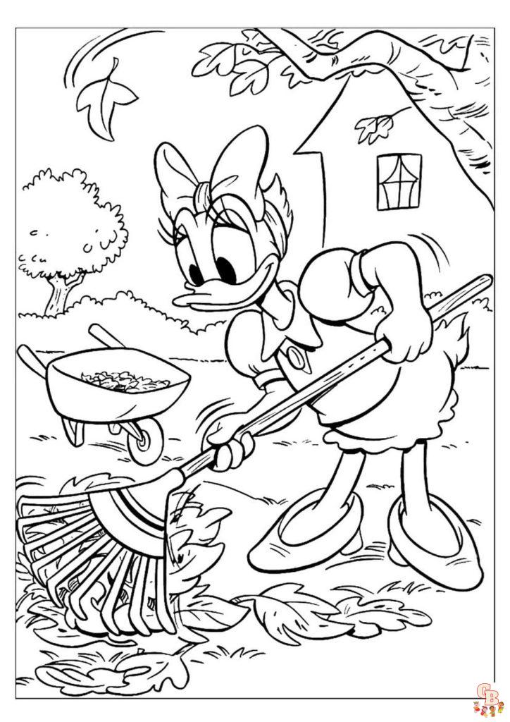 Free fall coloring pages printable for kids and adults