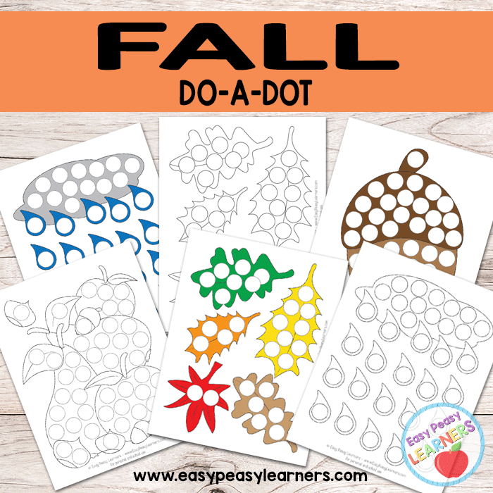 Free fall do a dot printables