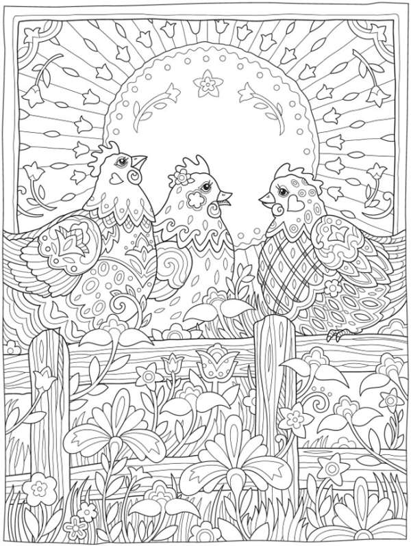 Farm coloring pages â