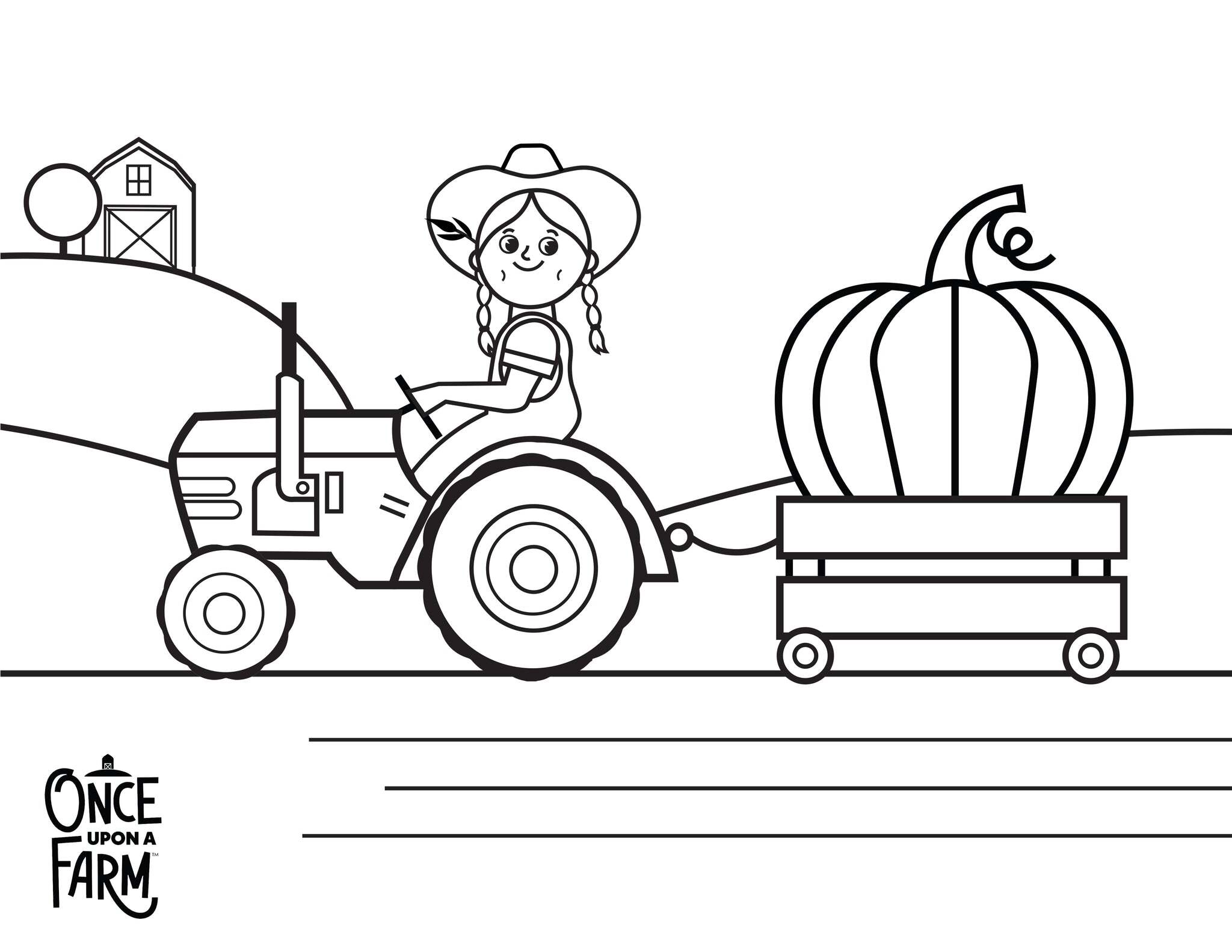 Coloring pages for fall on the farm â once upon a farm