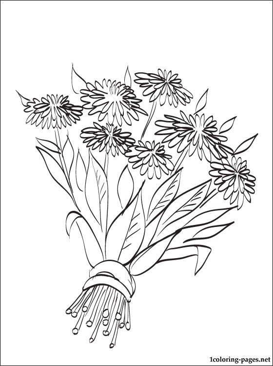 Autumn flowers coloring page fall flowers flower coloring pages coloring pages