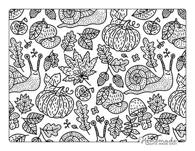 Free printable autumn fall coloring pages