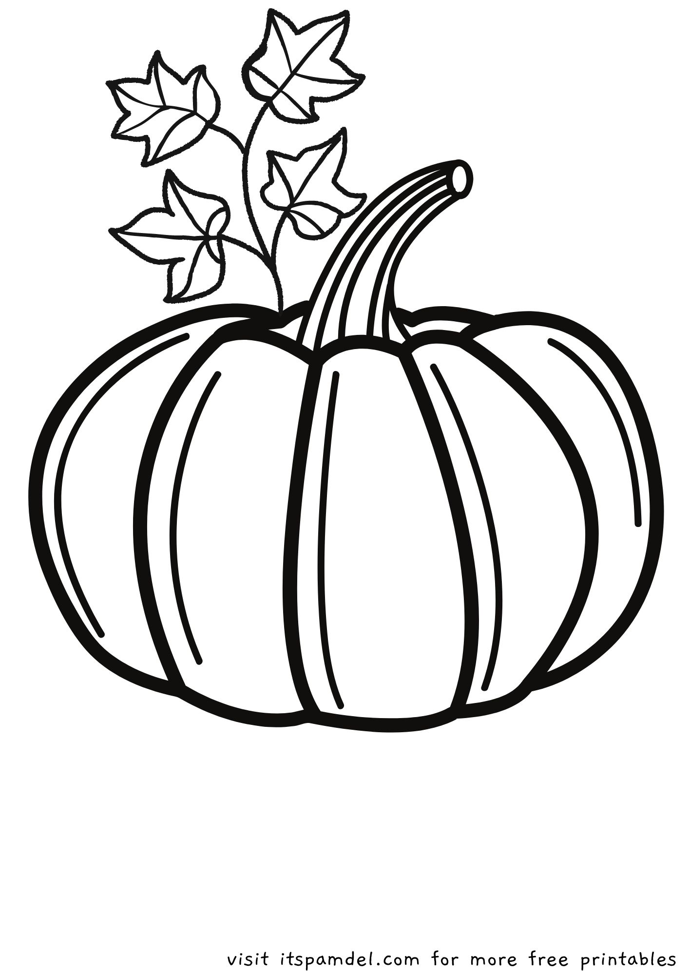 Free printable fall coloring pages for kids its pam del