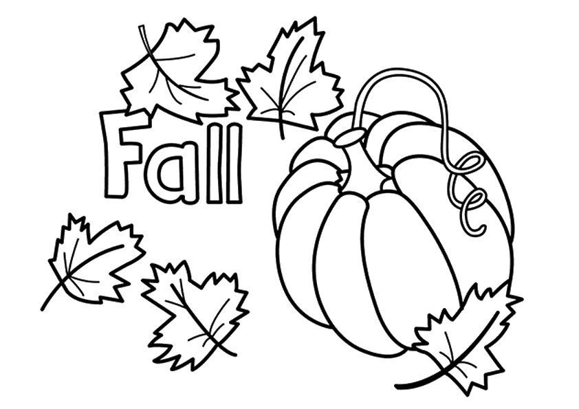 Free printable fall coloring pages for kids